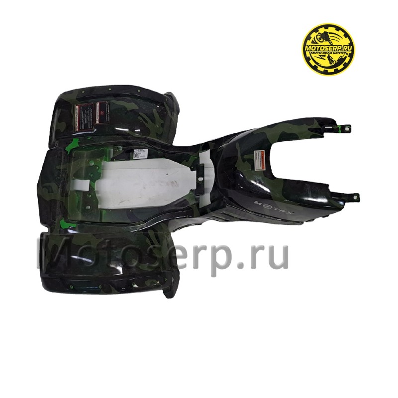 Купить  Пластик основной задний ATV 200cc (М) (Мikilon, ATV 200 Classic и др. ЗЕЛЕНЫЙ КАМУФЛЯЖ (пластик кузова, корпусной)  (шт)  (Motax (0 купить с доставкой по Москве и России, цена, технические характеристики, комплектация фото  - motoserp.ru