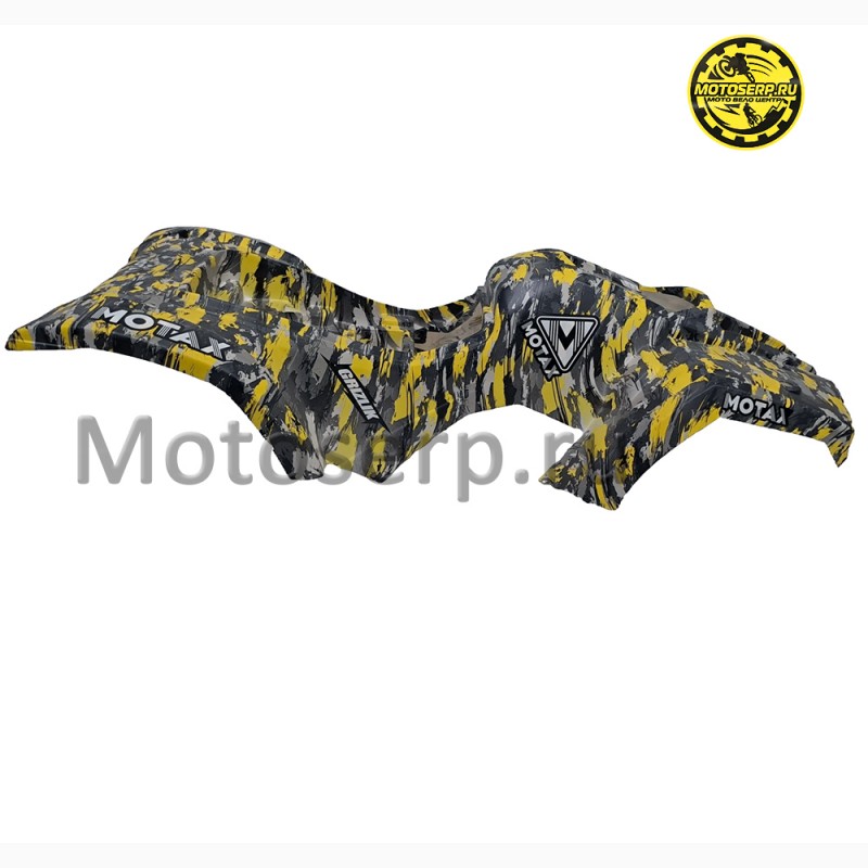 Купить  Пластик основной ATV MOTAX GRIZLIK E1500W и др. ЖЕЛТЫЙ КАМУФЛЯЖ (пластик кузова, корпусной) (шт) (Motax (0 купить с доставкой по Москве и России, цена, технические характеристики, комплектация фото  - motoserp.ru