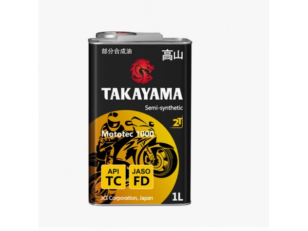 Купить  Масло Takayama Mototec 1000 2т. 1л (шт) (Takayama 605570 купить с доставкой по Москве и России, цена, технические характеристики, комплектация фото  - motoserp.ru
