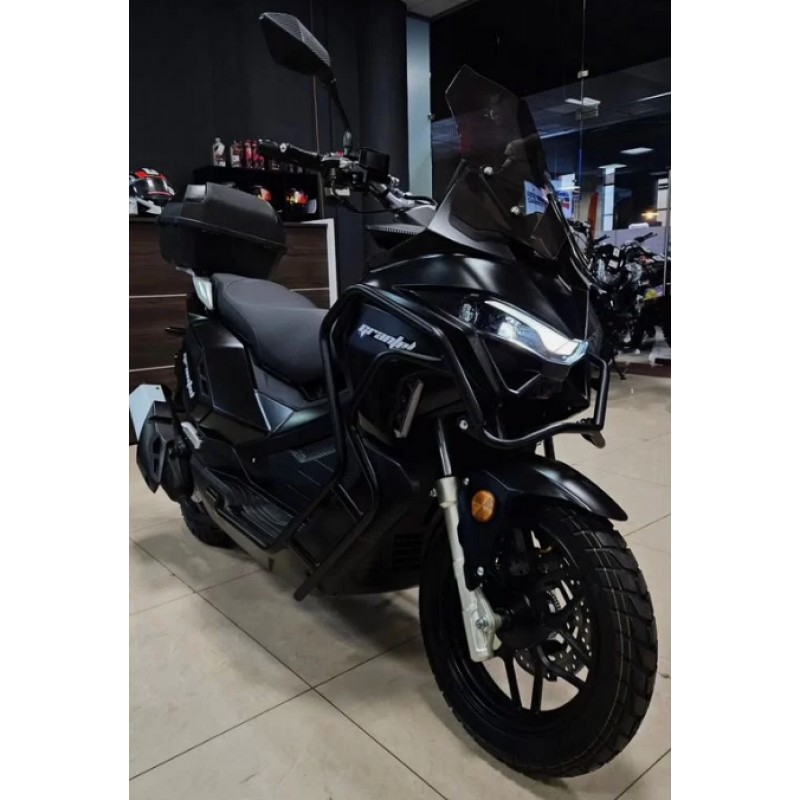 Купить  Скутер Grantel EFI 50сс 13/13" ИНЖЕКТОР, кофр, дуги (шт) 01800 (Igr купить с доставкой по Москве и России, цена, технические характеристики, комплектация фото  - motoserp.ru