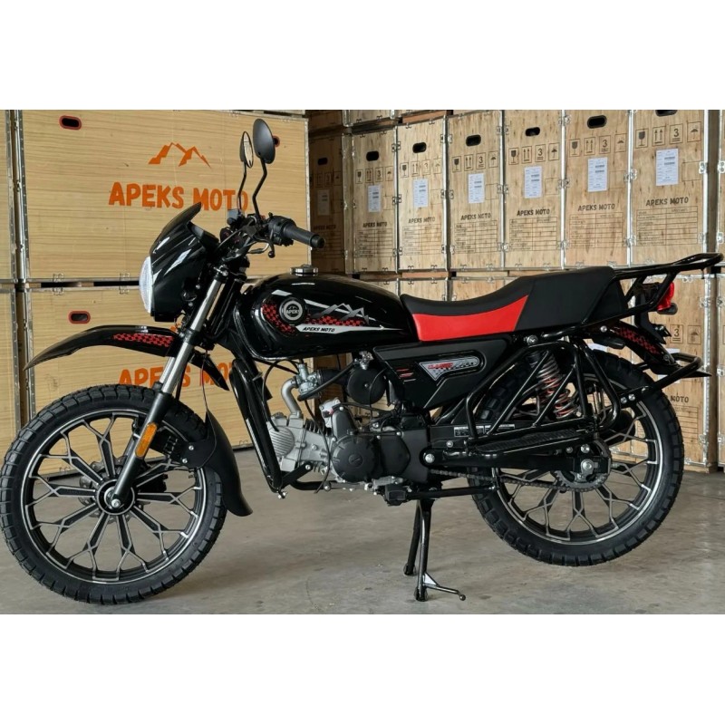 Купить  Мопед APEKS CLASSIC, 4т.,50cc, колеса 18"/18"; 4пер., эл. старт/кик. (шт) (01500 купить с доставкой по Москве и России, цена, технические характеристики, комплектация фото  - motoserp.ru