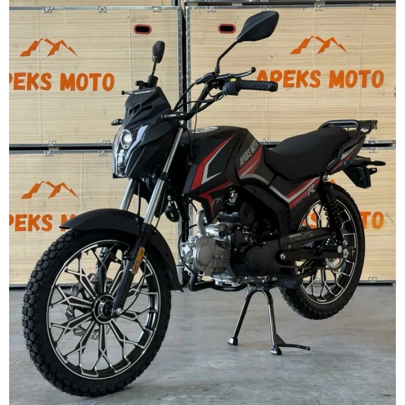 Купить  Мопед APEKS TYPE R, 4т.,50cc, колеса 18"/18"; 4пер., эл. старт/кик. (шт) (01250  купить с доставкой по Москве и России, цена, технические характеристики, комплектация фото  - motoserp.ru