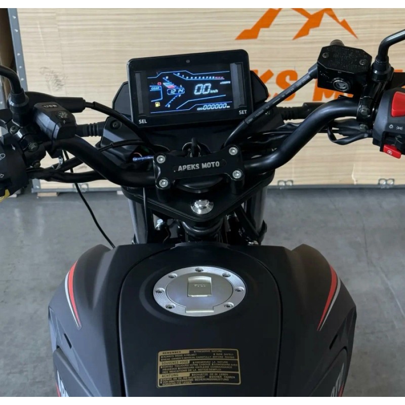Купить  Мопед APEKS TYPE R, 4т.,50cc, колеса 18"/18"; 4пер., эл. старт/кик. (шт) (01250  купить с доставкой по Москве и России, цена, технические характеристики, комплектация фото  - motoserp.ru